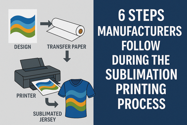 6 Steps Manufacturers Follow During the Sublimation Printing Process